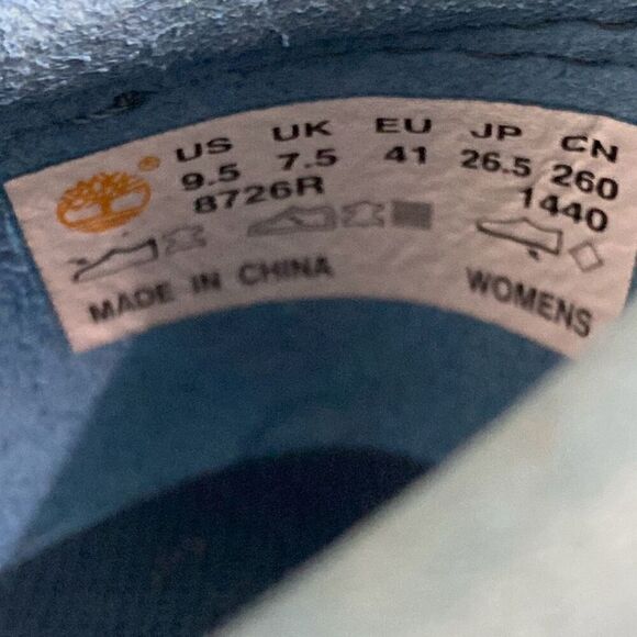 Timberland Earthkeepers Women's Suede Fringe Slip-On Moccasin Flats Size 9.5 - Picture 7 of 7